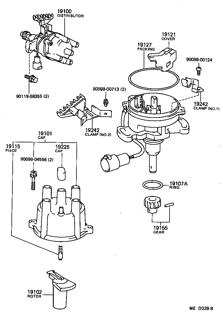 19127-45190 PACKING, DUST PROOF product image