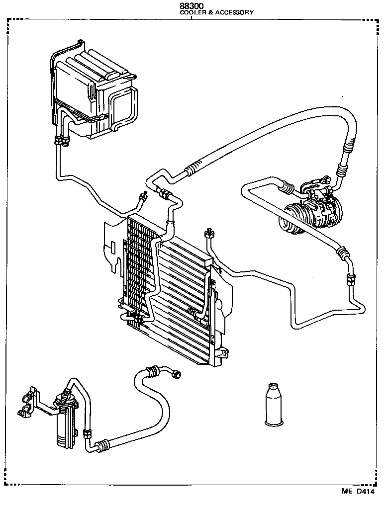 88300-95P06 COOLER & ACCESSORY ASSY product image