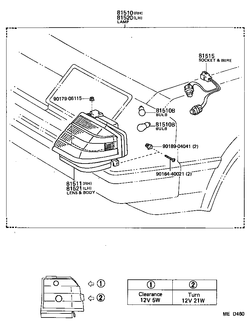 81510-80003 LAMP ASSY, FRONT TURN SIGNAL, RH product image