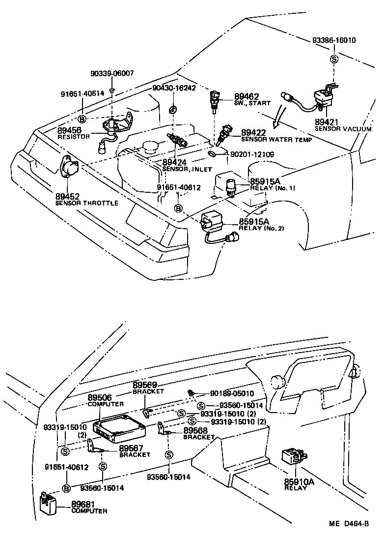 89561-14110 COMPUTER SET, FUEL INJECTION product image