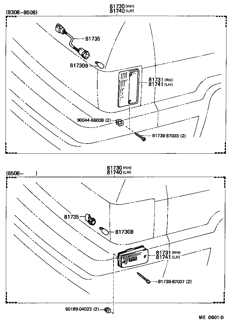 Toyota 81740-29245 LAMP ASSY, SIDE TURN SIGNAL, LH