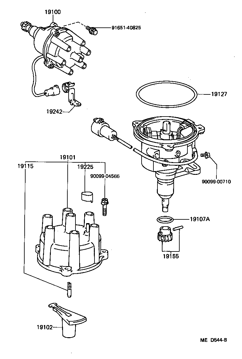 19106-18030 CAM SUB-ASSY, DISTRIBUTOR product image