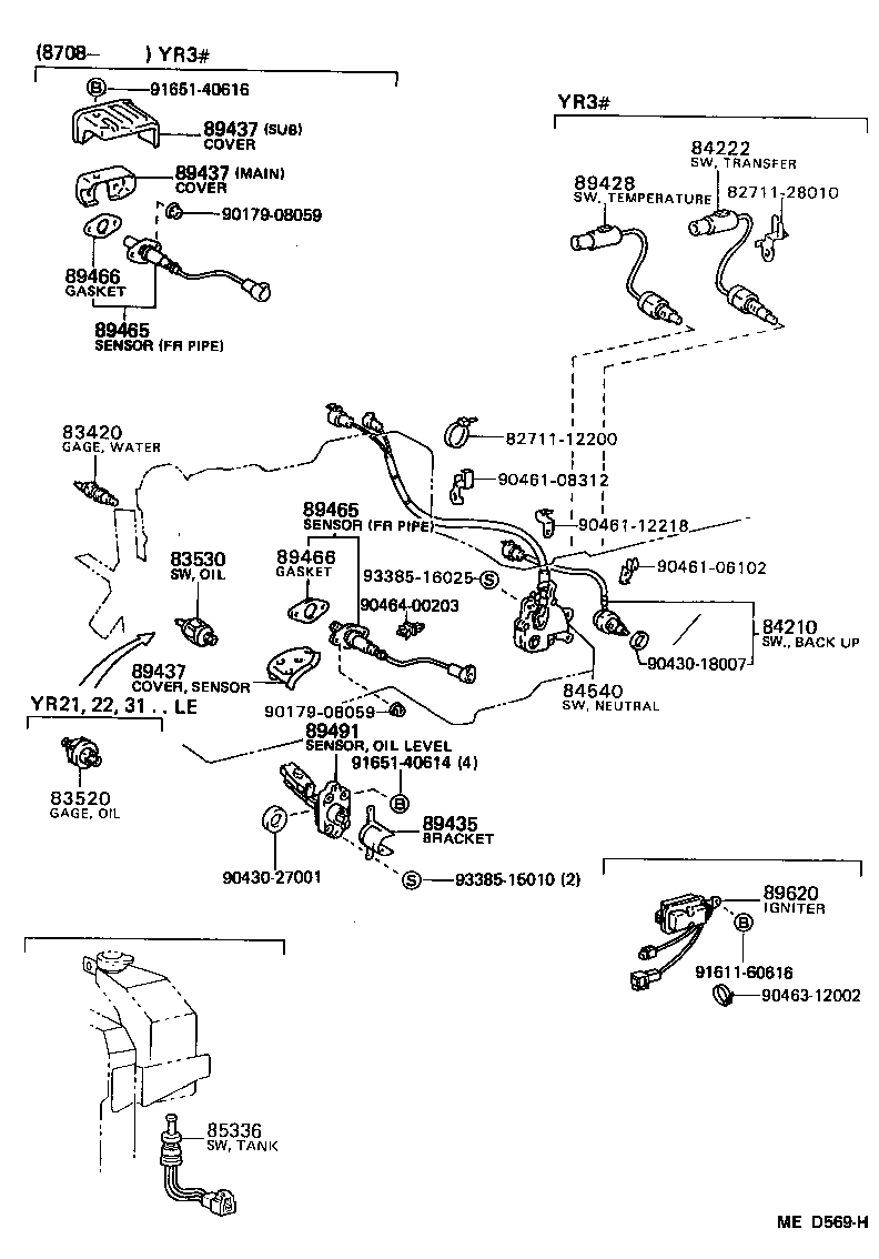 Toyota 89530-28030 COMPUTER ASSY, TRANSMISSION CONTROL
