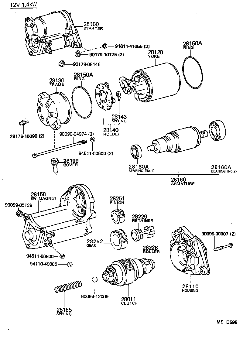 28110-45050 HOUSING ASSY, STARTER DRIVE product image