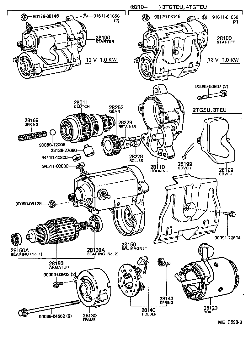 28100-41050 STARTER ASSY product image