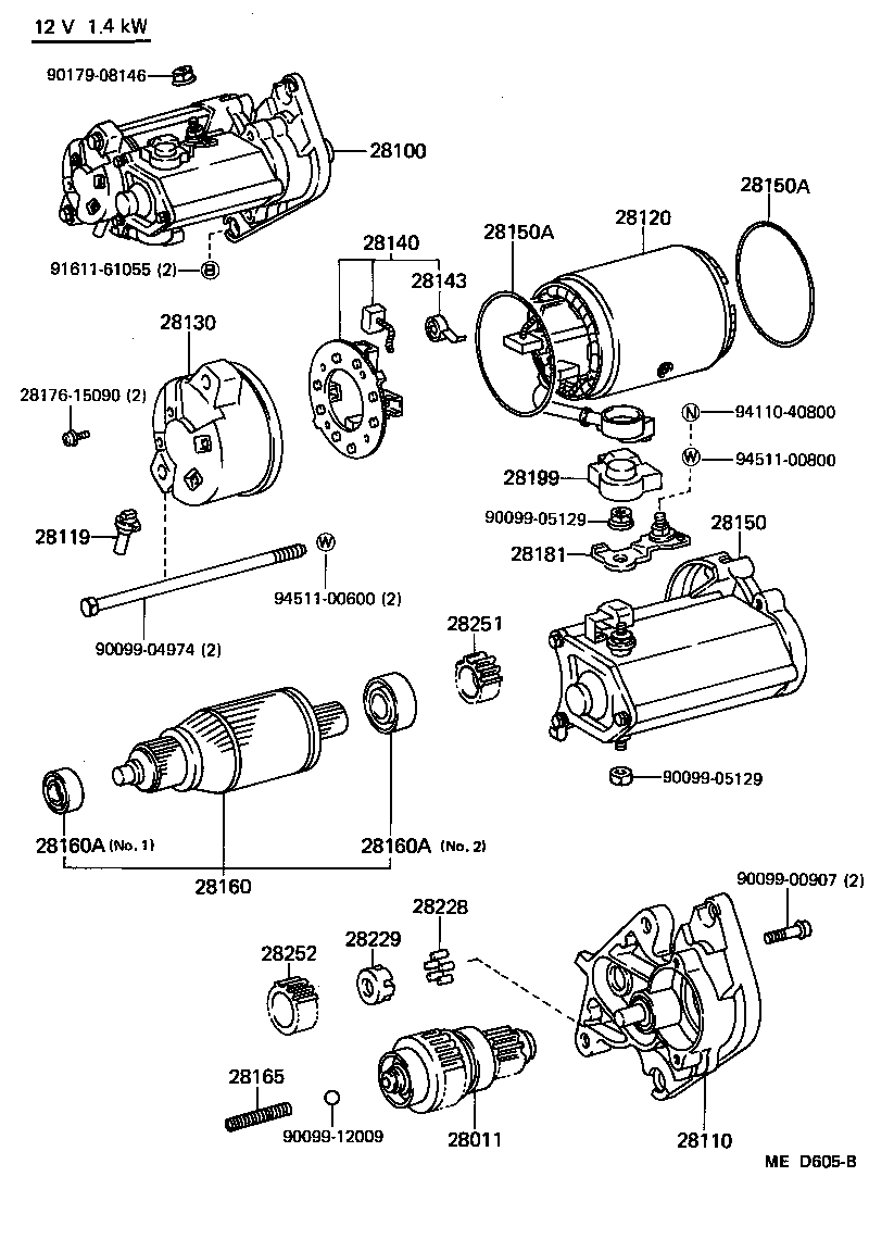 28130-72040 FRAME ASSY, STARTER COMMUTATOR END product image