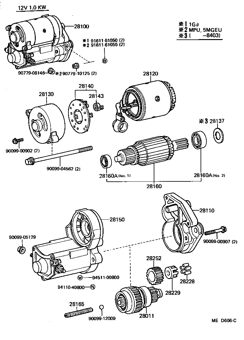 28130-72040 FRAME ASSY, STARTER COMMUTATOR END product image