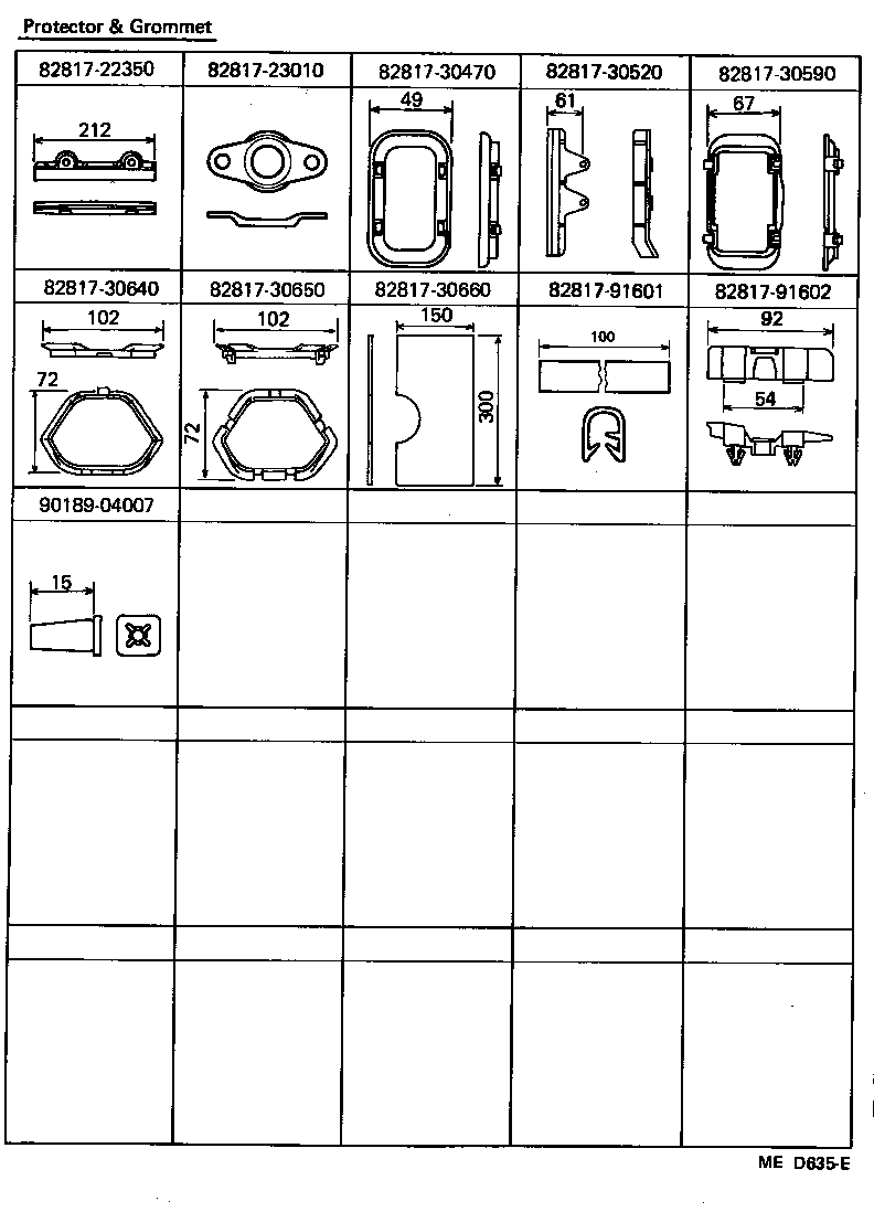 82112-30220 WIRE, ENGINE ROOM, NO.3 product image