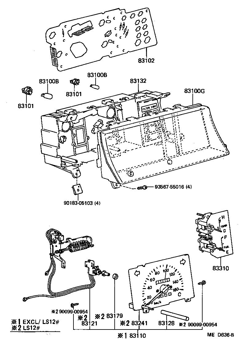 83131-30610 DIAL, METER, NO.1 product image