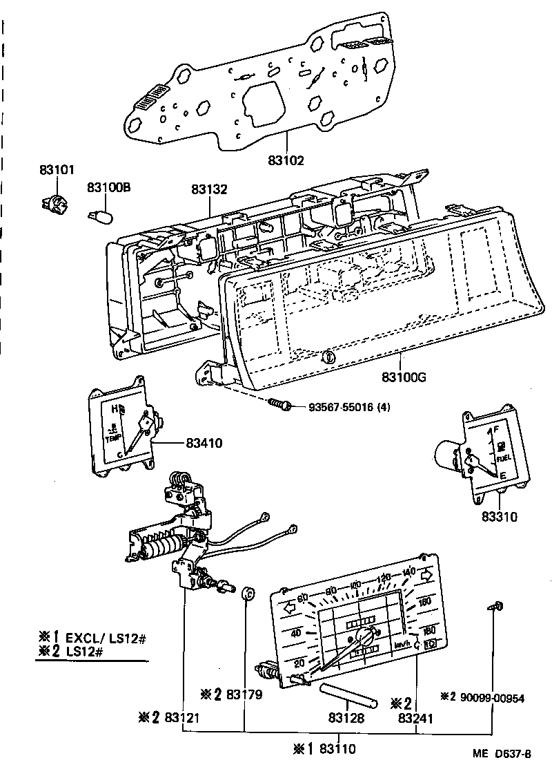 83131-30570 DIAL, METER, NO.1 product image