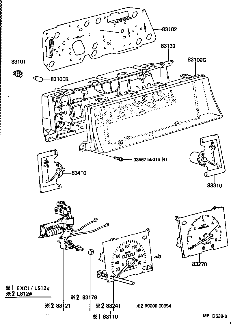 83131-30610 DIAL, METER, NO.1 product image
