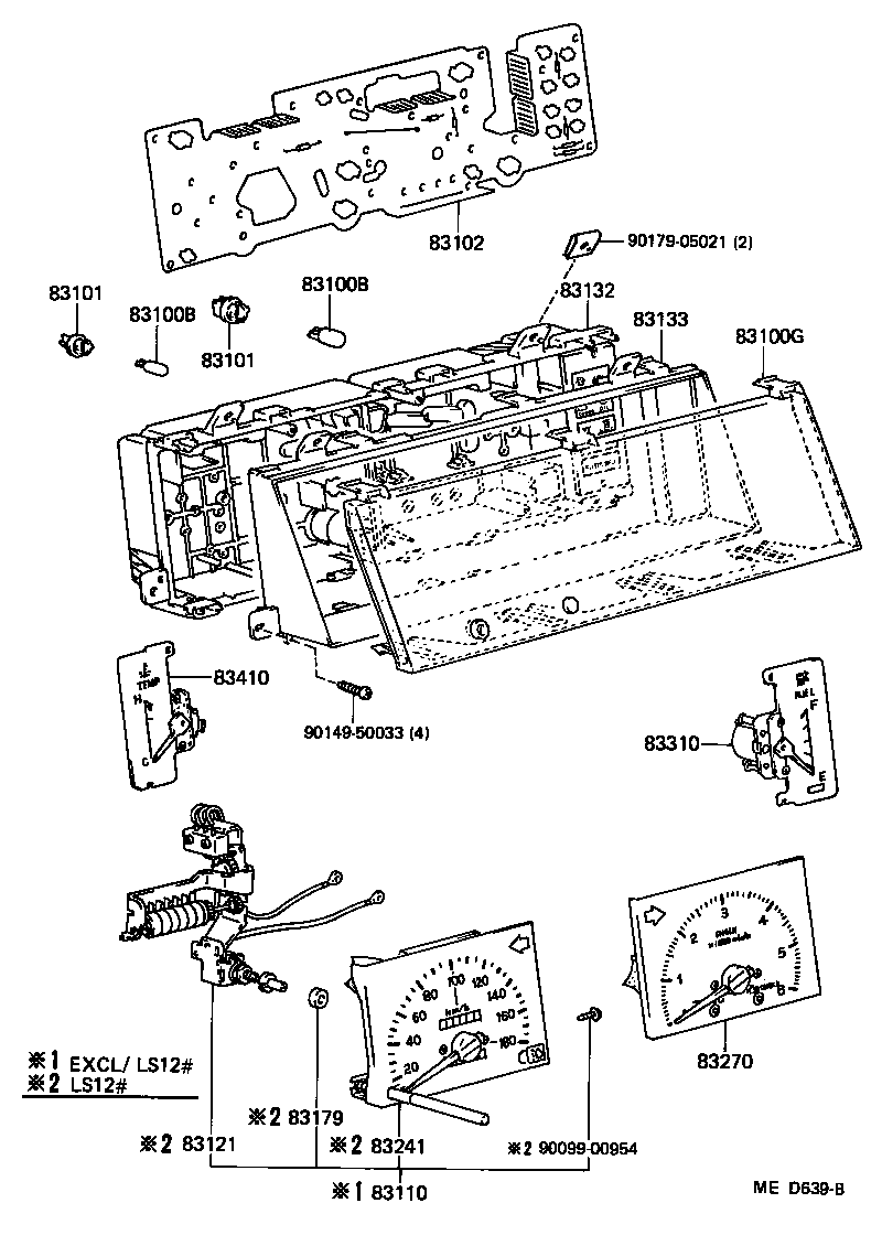 83131-30610 DIAL, METER, NO.1 product image