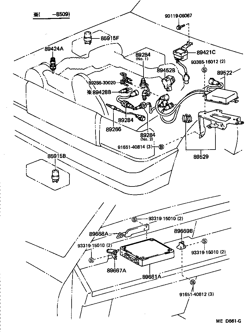 89421-30040 SENSOR, TURBO PRESSURE (FOR DIESEL TURBO) product image