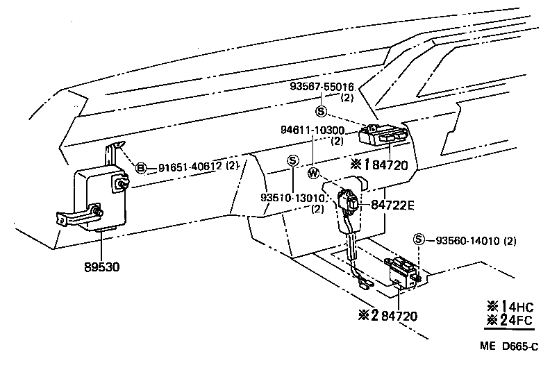 89530-30160 COMPUTER ASSY, TRANSMISSION CONTROL product image