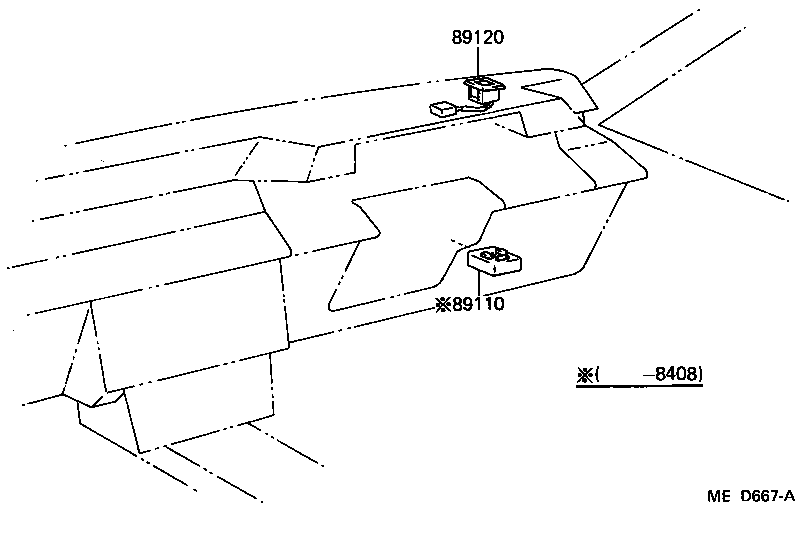 89110-30030 RELAY ASSY, CONLIGHT, A product image