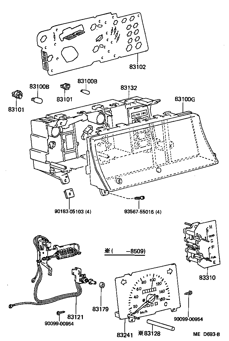 83131-30570 DIAL, METER, NO.1 product image