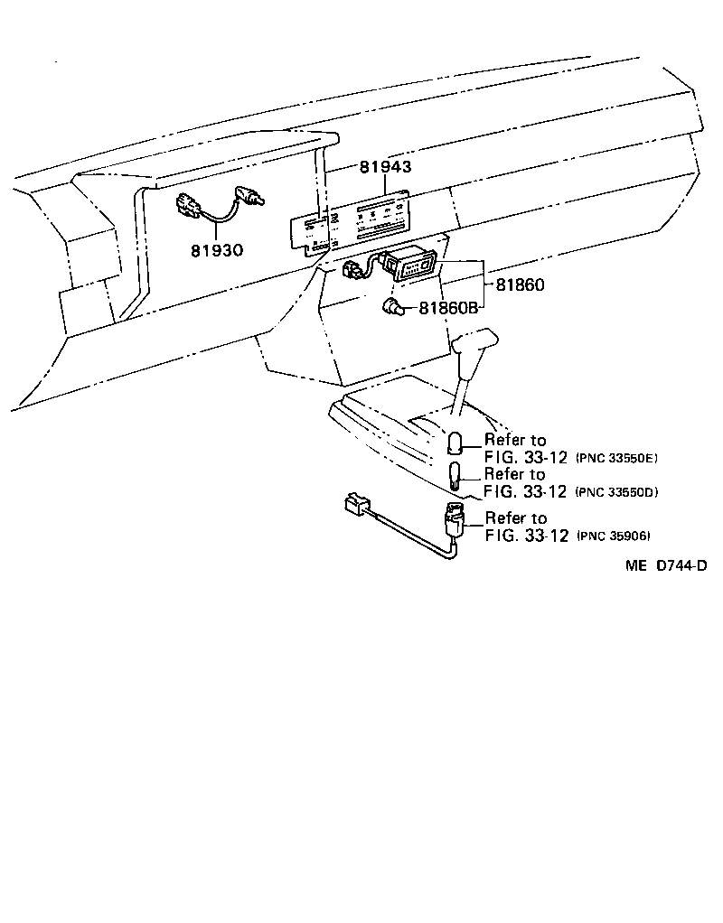 Toyota 55519-89134 LENS, HEATER CONTROL INDICATOR