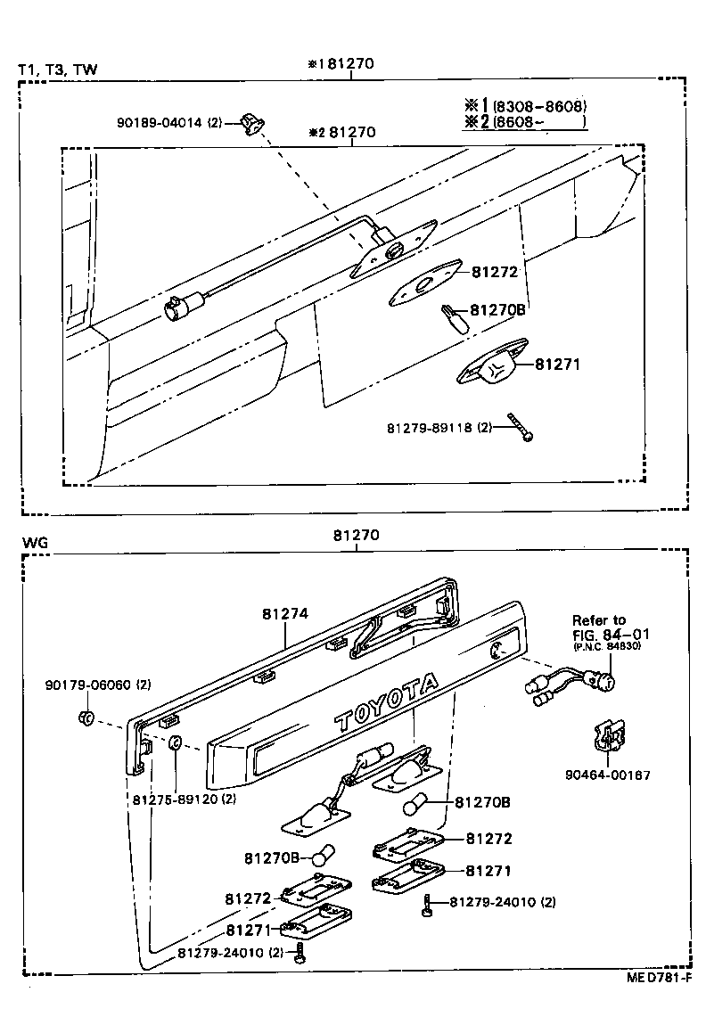 81270-39465 LAMP ASSY, LICENSE PLATE product image