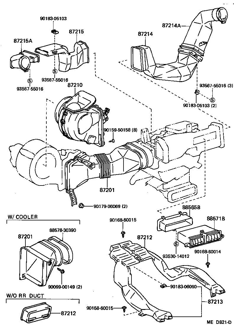 55900-30171 CONTROL ASSY, AIR CONDITIONER product image