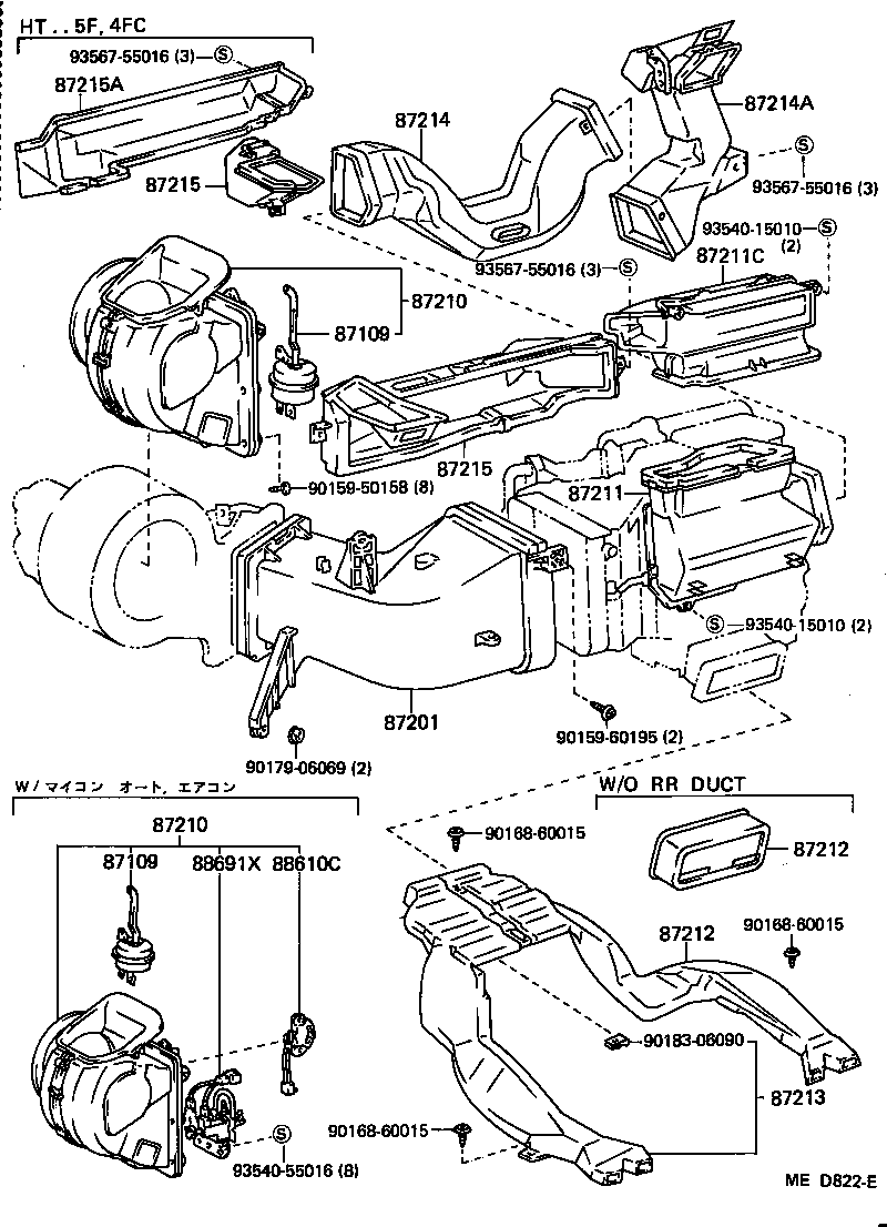 55900-30171 CONTROL ASSY, AIR CONDITIONER product image