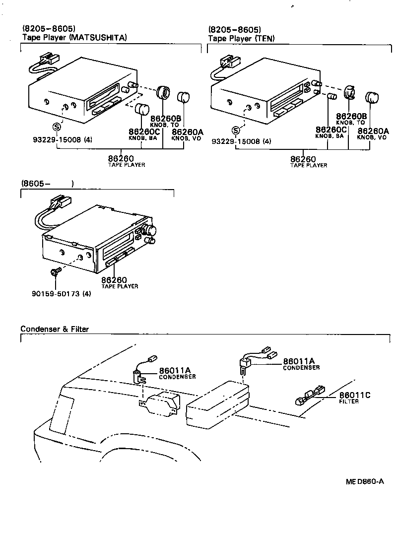 86120-14461 RECEIVER ASSY, RADIO product image