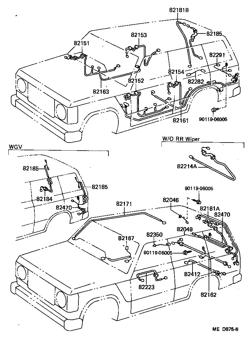38656-90A00 CABLE, MAGNET SWITCH TO WINCH product image