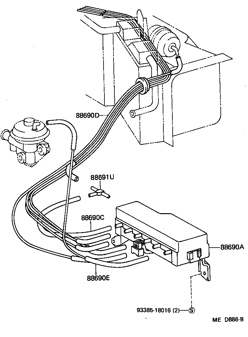 88690-30670 VALVE, MAGNET (FOR IDLE UP DEVICE) product image