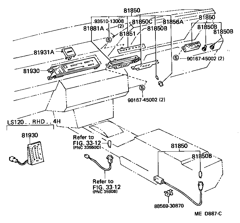 81850-30220 LAMP ASSY, INDICATOR product image
