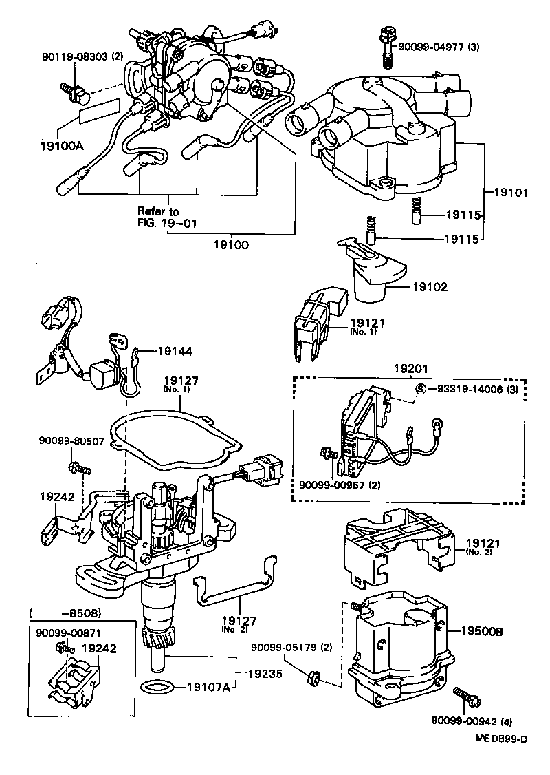 19030-63100 DISTRIBUTOR ASSY product image