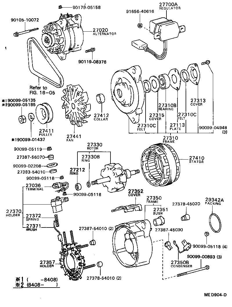 27411-63030 PULLEY, ALTERNATOR product image