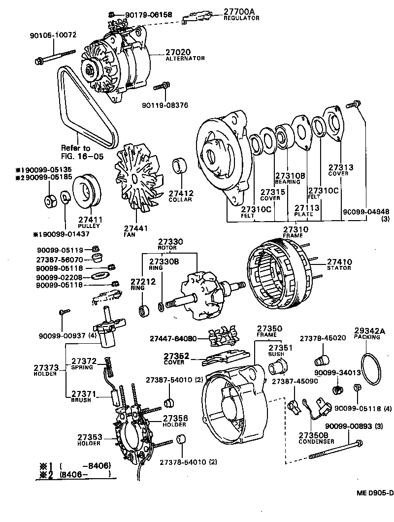 27411-63030 PULLEY, ALTERNATOR product image