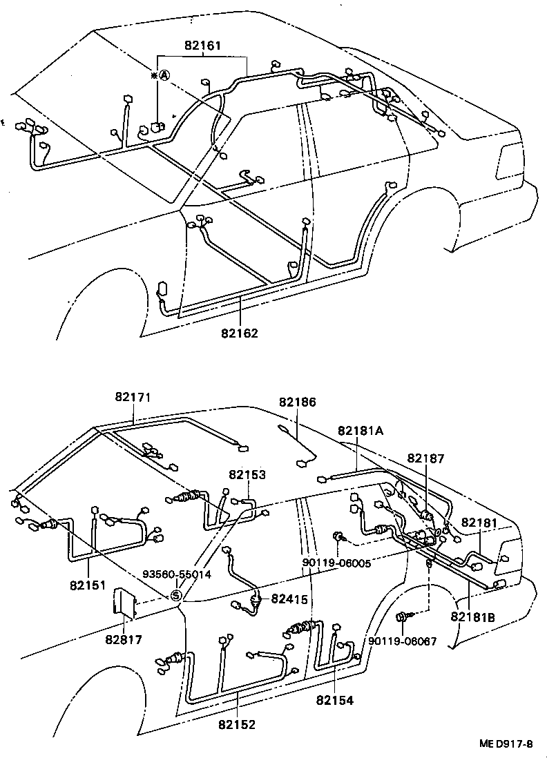 82121-20051 WIRE, ENGINE product image