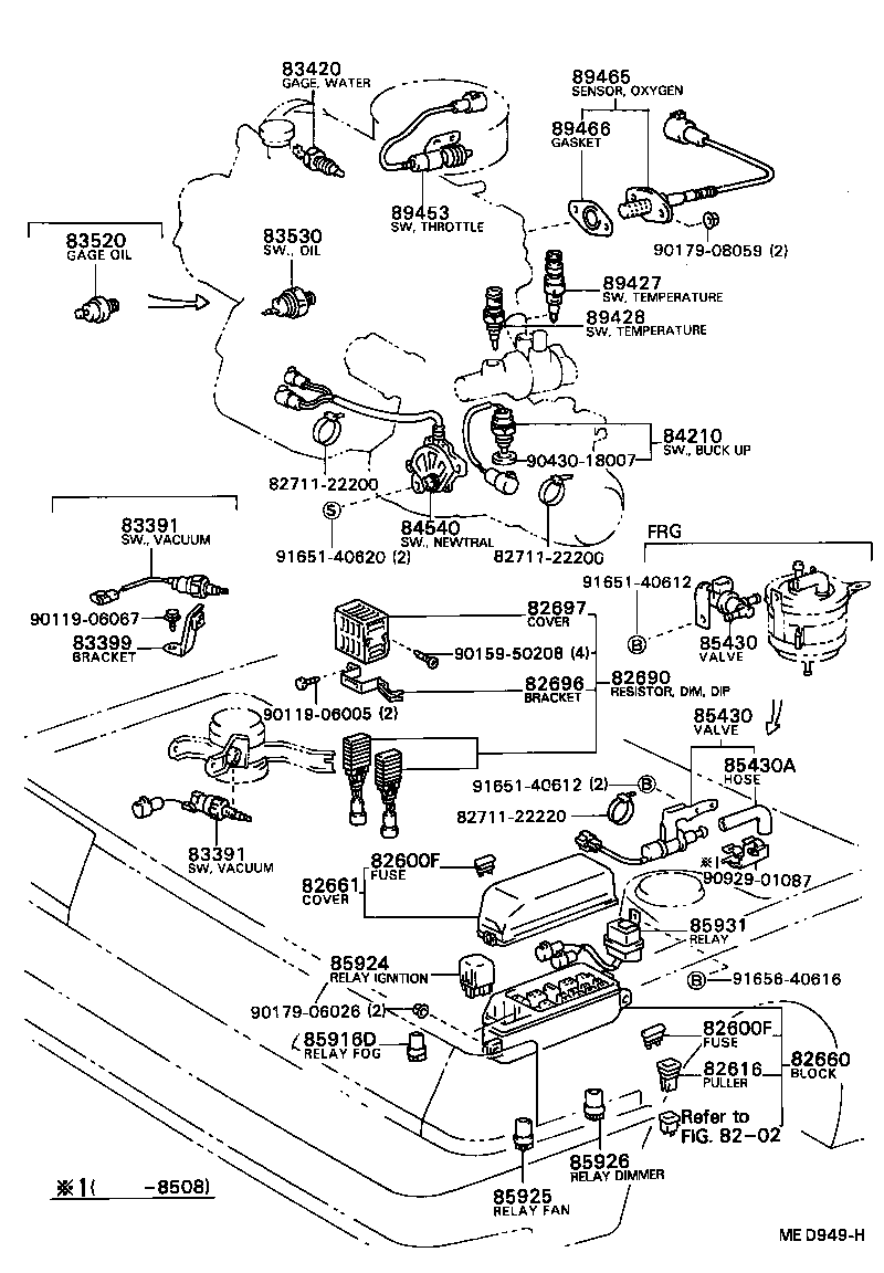 83320-29798 GAGE ASSY, FUEL SENDER product image