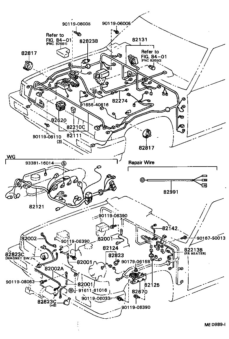38656-89102 CABLE, MAGNET SWITCH TO WINCH product image