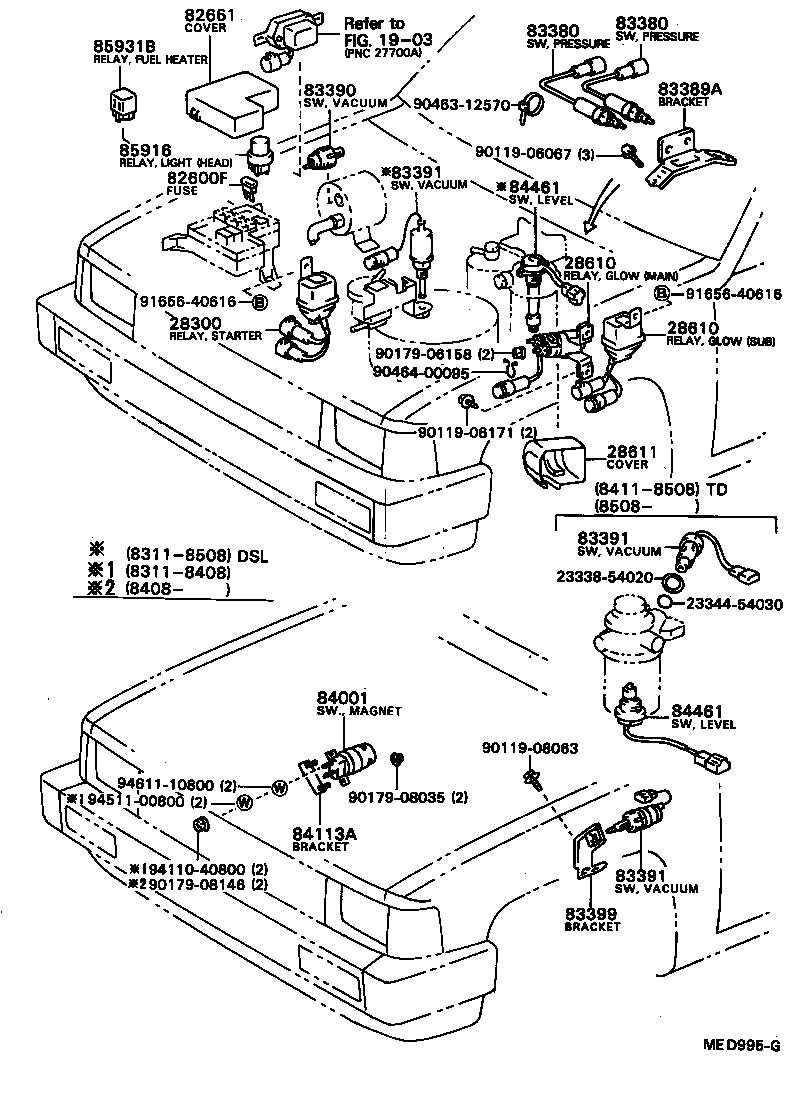 83320-39685 GAGE ASSY, FUEL SENDER product image