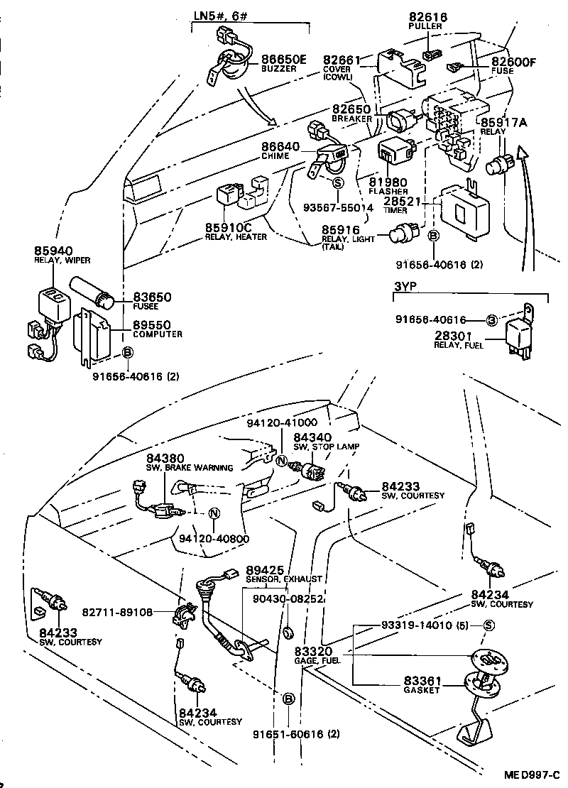 83320-39685 GAGE ASSY, FUEL SENDER product image