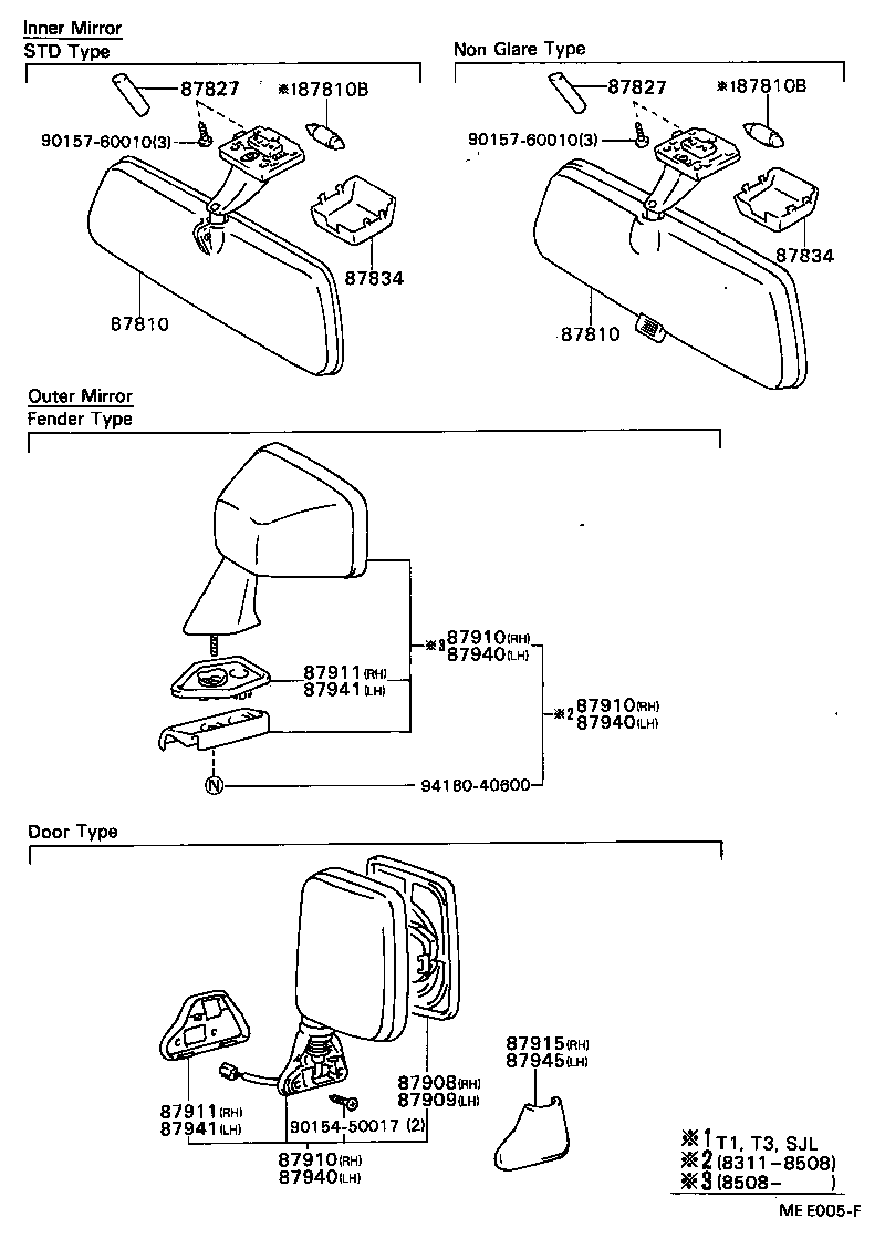 87908-89128 ACTUATOR ASSY, OUTER MIRROR, RH product image