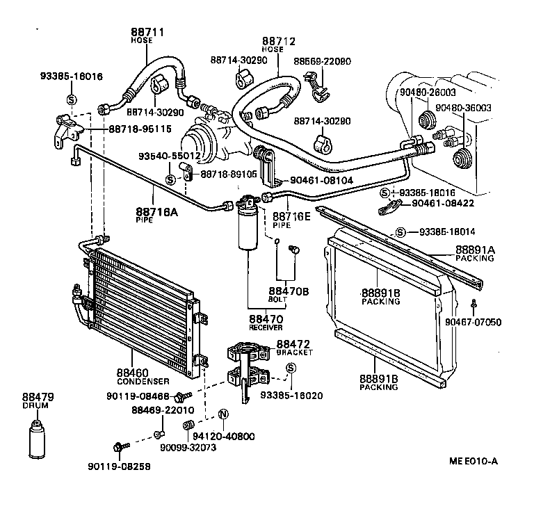 88578-95110 PACKING B (FOR COOLER) product image