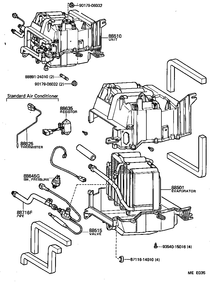 88605-14520 HARNESS SUB-ASSY, COOLER WIRING, NO.1 product image