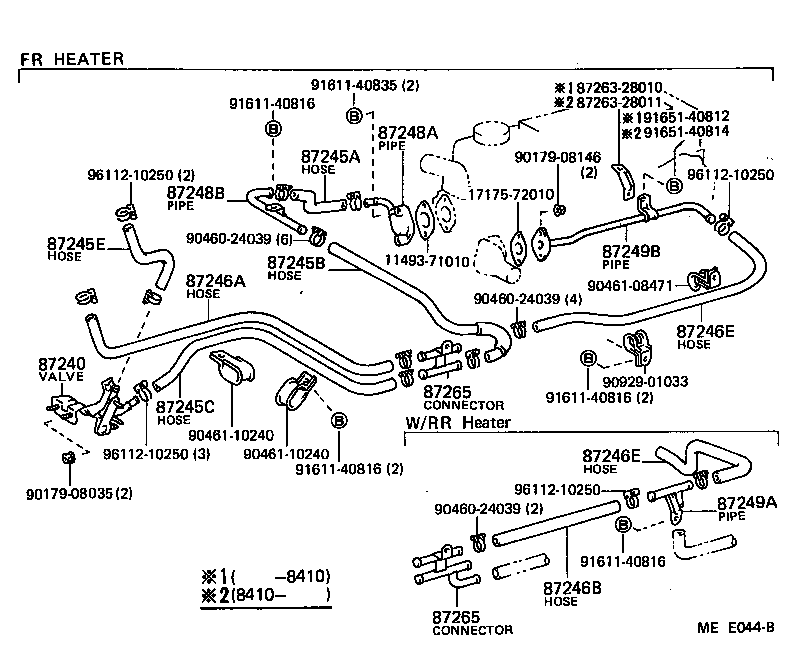 87240-95700 VALVE ASSY, HEATER WATER product image