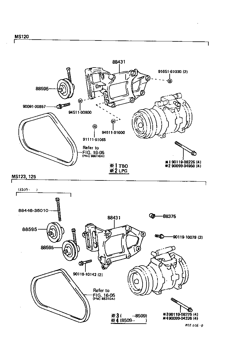 88320-30341 COMPRESSOR ASSY, COOLER product image