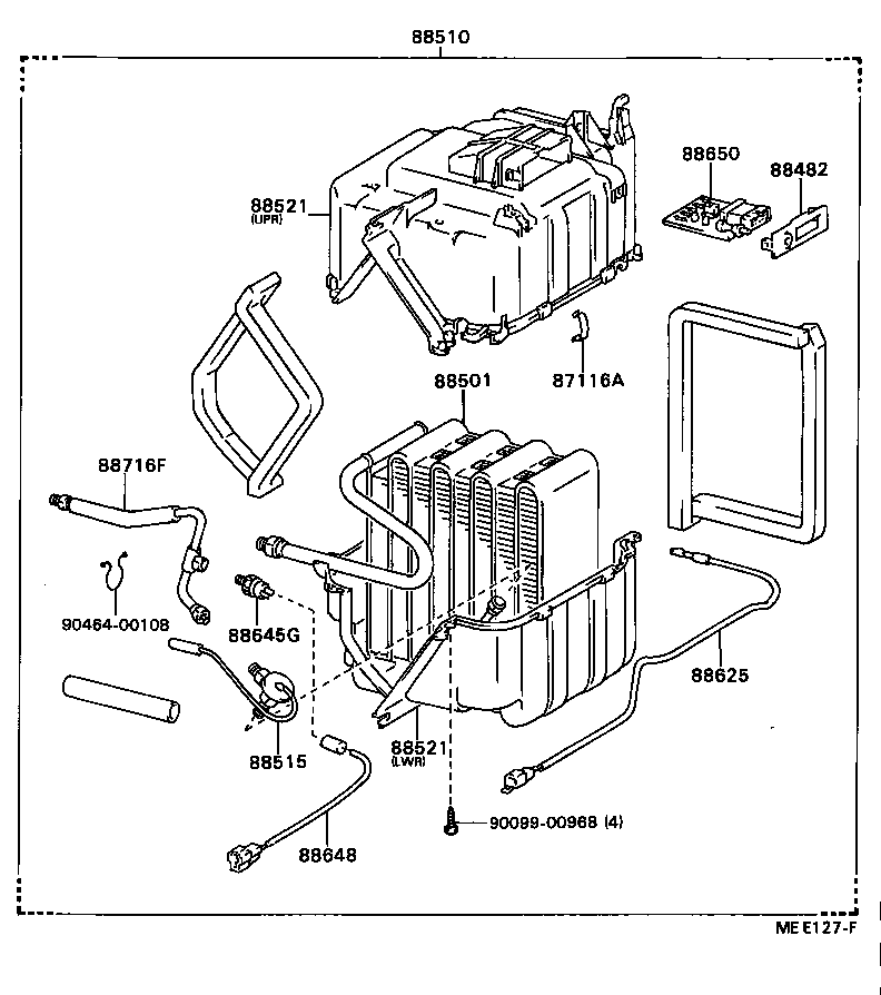 88605-89124 HARNESS SUB-ASSY, COOLER WIRING, NO.1 product image