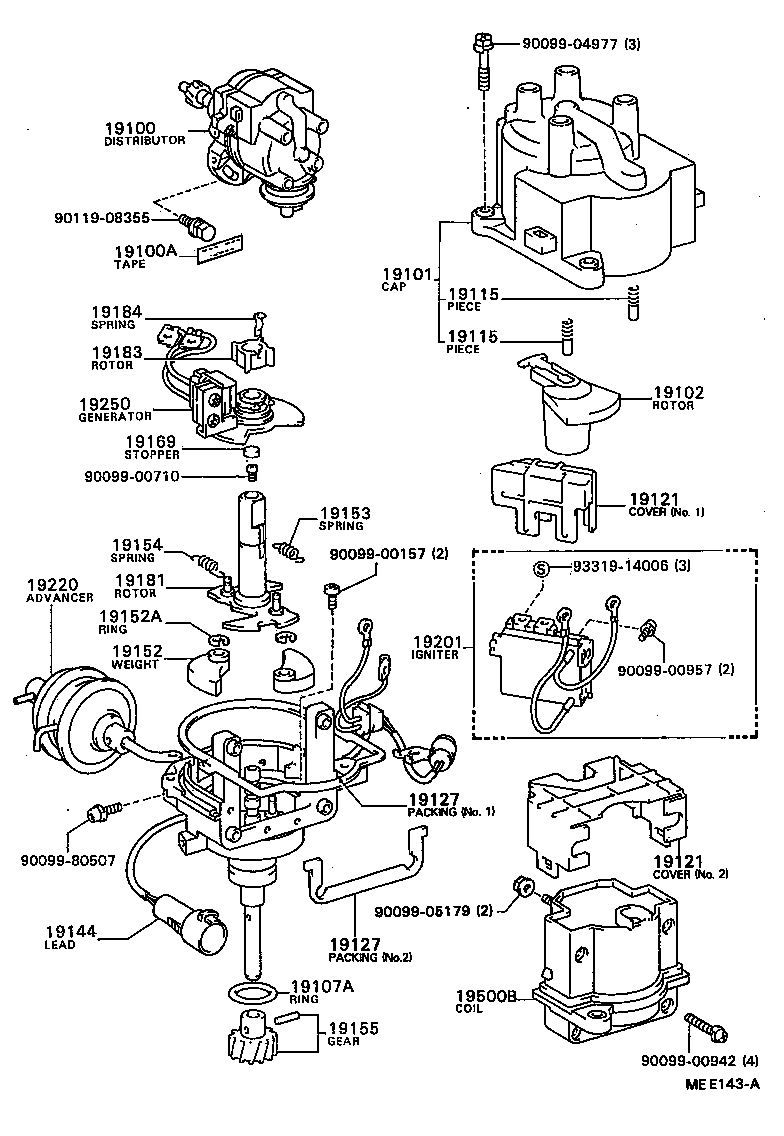 19030-63100 DISTRIBUTOR ASSY product image