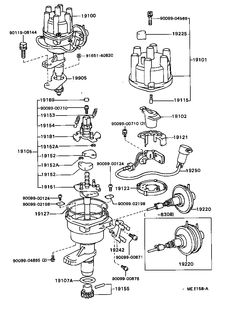 19102-70010 ROTOR SUB-ASSY, DISTRIBUTOR product image