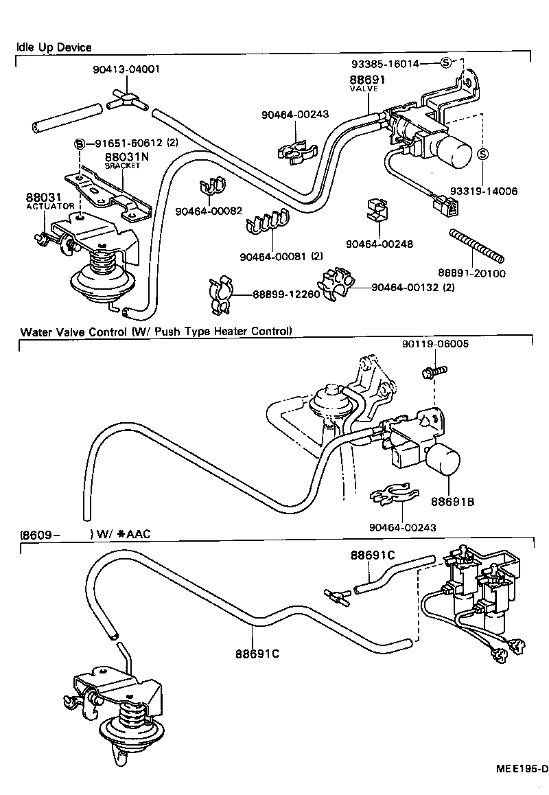 88031-20060 ACTUATOR SET, IDLE-UP product image
