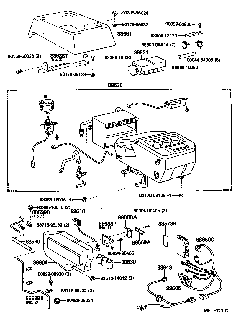 88510-95J27 UNIT ASSY, COOLER product image