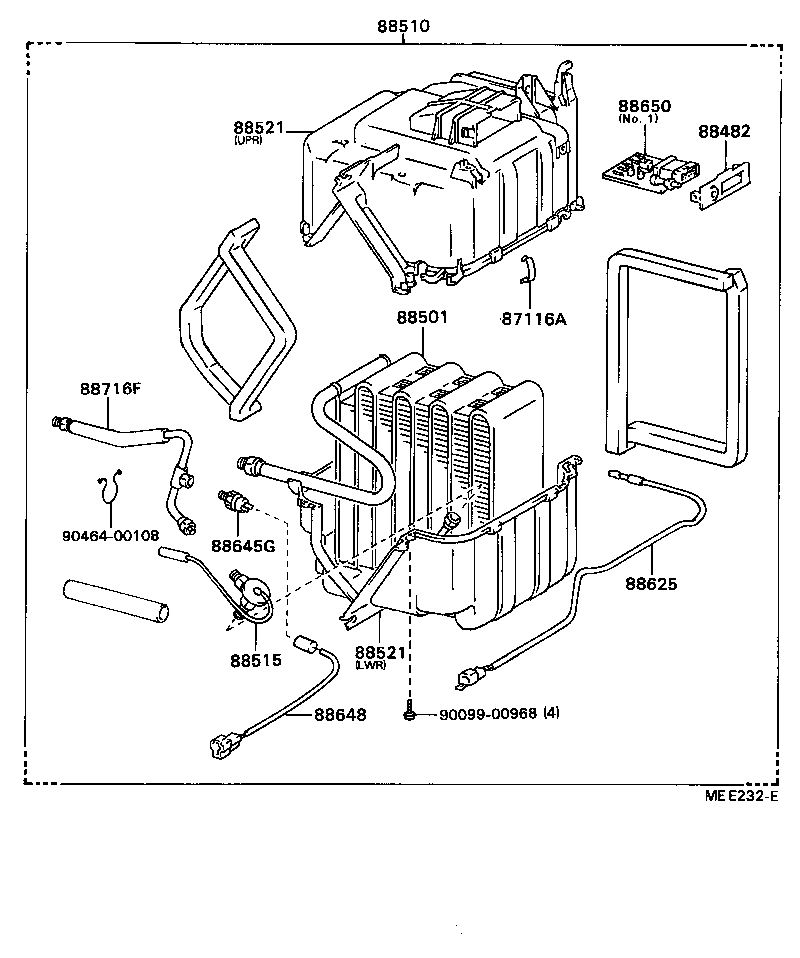 88605-89136 HARNESS SUB-ASSY, COOLER WIRING, NO.1 product image