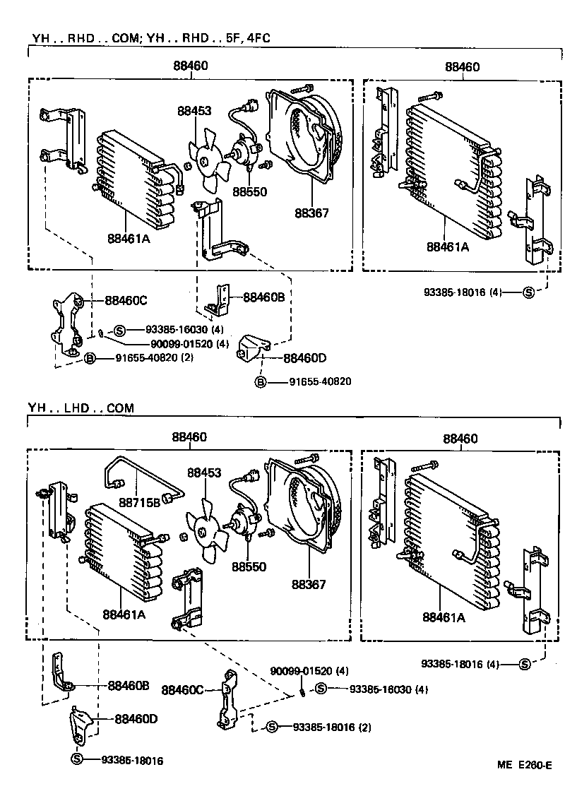 88688-95J14 BRACKET, COOLER CONDENSER, NO.1 product image