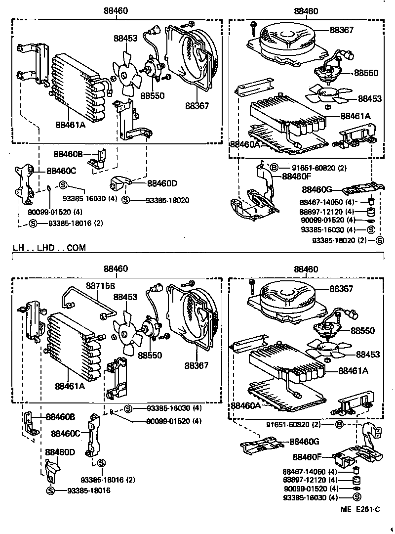 88688-95J14 BRACKET, COOLER CONDENSER, NO.1 product image