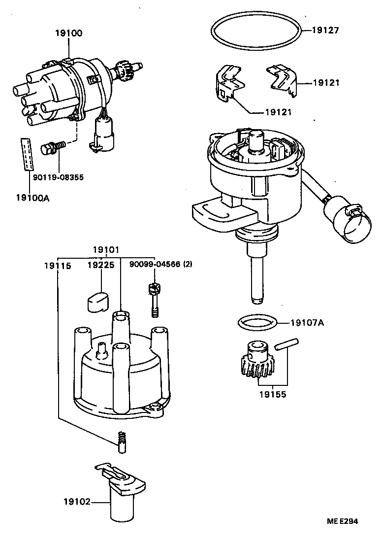 19030-63100 DISTRIBUTOR ASSY product image